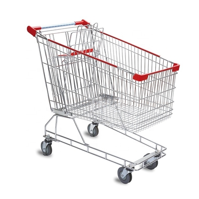 Folding 160 Liters Foldable Supermarket Shopping Trolley Australian Grocery Trolley Style