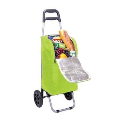 Folding Grocery Folding Heavy Duty Trolley With Compartment 2022 New Design Insulated Useful Shopping Trolley Bag
